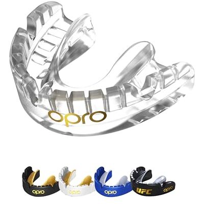 OPRO Protector Bucal Nivel Oro para Brackets Ajuste Premium para Adultos (+10 Años) Bucal para Boxeo, MMA, BJJ, Rugby y Hockey Moldeo Fácil con Garantía Dental Incluida OPRO Protector Bucal Nivel Oro para Brackets Ajuste Premium para Adultos (+10 Años) Bucal para Boxeo, MMA, BJJ, Rugby y Hockey Moldeo Fácil con Garantía Dental Incluida