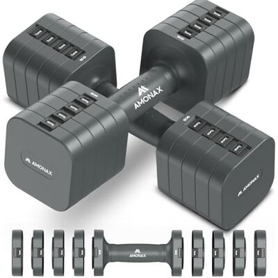 Amonax Pesas Y Mancuernas, 1-5kg Pesas Ajustables, Material de Gimnasio Amonax Pesas Y Mancuernas, 1-5kg Pesas Ajustables, Material de Gimnasio