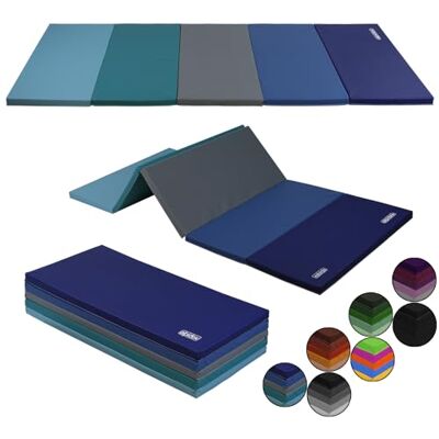 ALPIDEX Colchoneta Gimnasia Plegable Suelo Niños 185x78x3,2cm Acrobacias Esterilla, Artística, Rítmica, Volteretas, Deportiva, Ejercicio, Casa, Antideslizante, Pilates, Yoga, Fitness, Adultos ALPIDEX Colchoneta Gimnasia Plegable Suelo Niños 185x78x3,2cm Acrobacias Esterilla, Artística, Rítmica, Volteretas, Deportiva, Ejercicio, Casa, Antideslizante, Pilates, Yoga, Fitness, Adultos