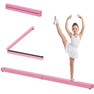 HOMCOM Barra de Equilibrio Gimnasia Plegable 210 cm para Principiantes Barra de Gimnasia Artística, Viga de Equilibrio, Gimnastas Profesionales, Entrenamiento en Casa HOMCOM Barra de Equilibrio Gimnasia Plegable 210 cm para Principiantes Barra de Gimnasia Artística, Viga de Equilibrio, Gimnastas Profesionales, Entrenamiento en Casa