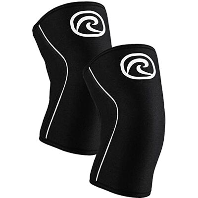 Rehband RX Knee Sleeve Power Max 7 mm, Rodillera Powerlifting y Halterofilia, Compresión de Neopreno Alta Estabilidad, Corte Largo para Sentadilla y Peso Muerto, Color:Negro 1 Par, Talla:L Rehband RX Knee Sleeve Power Max 7 mm, Rodillera Powerlifting y Halterofilia, Compresión de Neopreno Alta Estabilidad, Corte Largo para Sentadilla y Peso Muerto, Color:Negro 1 Par, Talla:L