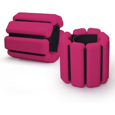 QinyOulhause 2 piezas de pesas ajustables para muñeca y tobillo, Pulsera Pesos Ajustable, peso de muñeca ajustable de tobillo para yoga, pilates, correr, natación y entrenamiento de fuerza (rosa fucsia) QinyOulhause 2 piezas de pesas ajustables para muñeca y tobillo, Pulsera Pesos Ajustable, peso de muñeca ajustable de tobillo para yoga, pilates, correr, natación y entrenamiento de fuerza (rosa fucsia)