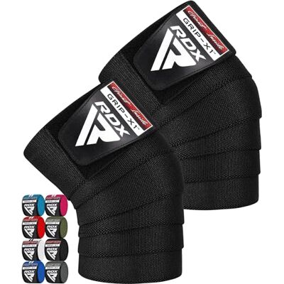 RDX Rodillera Gimnasio Powerlifting Levantamiento de Pesas, Aprobado por IPL y USPA, 78” Elástico Rodilla Vendas, Rodilleras Soporte para Musculación Squat Entrenamiento Deporte Fitness RDX Rodillera Gimnasio Powerlifting Levantamiento de Pesas, Aprobado por IPL y USPA, 78” Elástico Rodilla Vendas, Rodilleras Soporte para Musculación Squat Entrenamiento Deporte Fitness