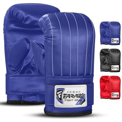 Farabi Sports Boxeo Saco de Boxeo Guantes de Boxeo Guantes de Boxeo Entrenamiento MMA (Blue, XL) Farabi Sports Boxeo Saco de Boxeo Guantes de Boxeo Guantes de Boxeo Entrenamiento MMA (Blue, XL)