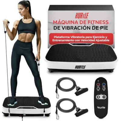 Hurtle Plataforma vibratoria, Placa de vibracion, Fitness, Maquina de Ejercicio, Masajeador, Control Remoto, Velocidad Ajustable, Perdida de Peso, Gimnasio en casa Hurtle Plataforma vibratoria, Placa de vibracion, Fitness, Maquina de Ejercicio, Masajeador, Control Remoto, Velocidad Ajustable, Perdida de Peso, Gimnasio en casa