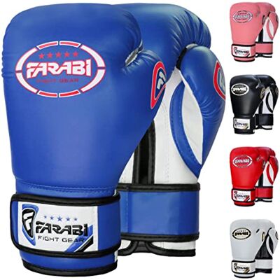 Farabi Sports Guantes Boxeo niño Guantes Muay Thai 4 oz 6 oz 8 oz Guantes de Boxeo niño MMA Muay Thai niños Guante Saco de Boxeo Farabi Sports Guantes Boxeo niño Guantes Muay Thai 4 oz 6 oz 8 oz Guantes de Boxeo niño MMA Muay Thai niños Guante Saco de Boxeo