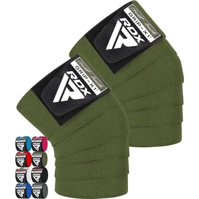 RDX Rodillera Gimnasio Powerlifting Levantamiento de Pesas, Aprobado por IPL y USPA, 78” Elástico Rodilla Vendas, Rodilleras Soporte para Musculación Squat Entrenamiento Deporte Fitness RDX Rodillera Gimnasio Powerlifting Levantamiento de Pesas, Aprobado por IPL y USPA, 78” Elástico Rodilla Vendas, Rodilleras Soporte para Musculación Squat Entrenamiento Deporte Fitness