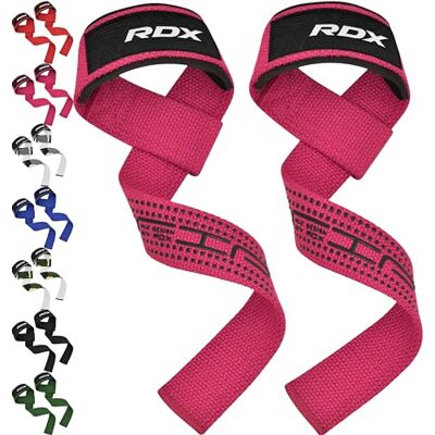 RDX Correas Levantamiento de Pesas, 5MM Neopreno Soporte de Muñeca Acolchado, Powerlifting Straps Muñequeras Agarres para Fitness Peso Culturismo Gimnasio Deportivas Gym Agarraderas, Mujeres Hombres RDX Correas Levantamiento de Pesas, 5MM Neopreno Soporte de Muñeca Acolchado, Powerlifting Straps Muñequeras Agarres para Fitness Peso Culturismo Gimnasio Deportivas Gym Agarraderas, Mujeres Hombres