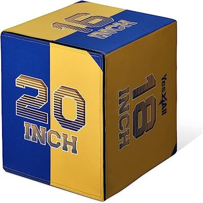 Yes4All Caja pliométrica suave 3 en 1 con núcleo de madera, caja pliométrica de espuma para gimnasio en casa y entrenamiento al aire libre, 16 x 14 x 12 pulgadas, Alley OOP Yes4All Caja pliométrica suave 3 en 1 con núcleo de madera, caja pliométrica de espuma para gimnasio en casa y entrenamiento al aire libre, 16 x 14 x 12 pulgadas, Alley OOP