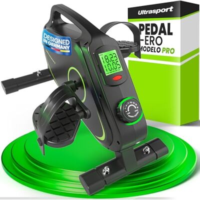 Ultrasport Pedales Estaticos para Personas Mayores y Ancianos con 16 Niveles, Alfombrilla y Correa I Pedaleador Sentado para Ejercicio en Casa, Mini Bicicleta Estatica de Piernas y Brazos Ultrasport Pedales Estaticos para Personas Mayores y Ancianos con 16 Niveles, Alfombrilla y Correa I Pedaleador Sentado para Ejercicio en Casa, Mini Bicicleta Estatica de Piernas y Brazos