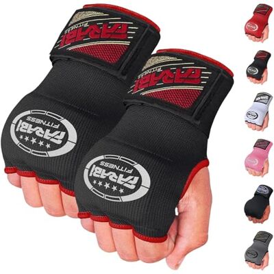 Farabi Sports niños Guantes de Entrenamiento sin Dedos para Gimnasio, Fitness, Boxeo, MMA, Muay Thai, con Protector en los Nudillos Farabi Sports niños Guantes de Entrenamiento sin Dedos para Gimnasio, Fitness, Boxeo, MMA, Muay Thai, con Protector en los Nudillos