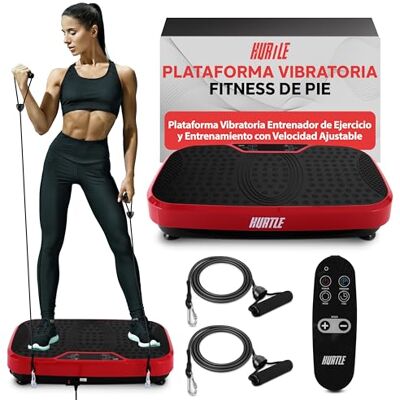 Hurtle Plataforma vibratoria, Placa de vibracion, Fitness, Maquina de Ejercicio, Masajeador, Control Remoto, Velocidad Ajustable, Perdida de Peso, Gimnasio en casa Hurtle Plataforma vibratoria, Placa de vibracion, Fitness, Maquina de Ejercicio, Masajeador, Control Remoto, Velocidad Ajustable, Perdida de Peso, Gimnasio en casa