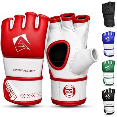 AQF Guantillas MMA, Palma Abierta Guantes Boxeo para Muay Thai Kickboxing AQF Guantillas MMA, Palma Abierta Guantes Boxeo para Muay Thai Kickboxing