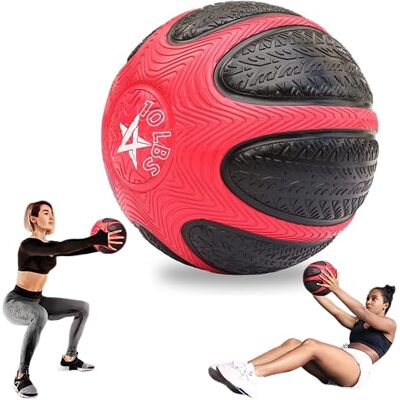 Yes4All Fuel Medicina Ball con Mango Estructurado, Peso codificado por Colores para Control, Comodidad Durante el Entrenamiento, Material de Goma para una Larga Vida útil Yes4All Fuel Medicina Ball con Mango Estructurado, Peso codificado por Colores para Control, Comodidad Durante el Entrenamiento, Material de Goma para una Larga Vida útil