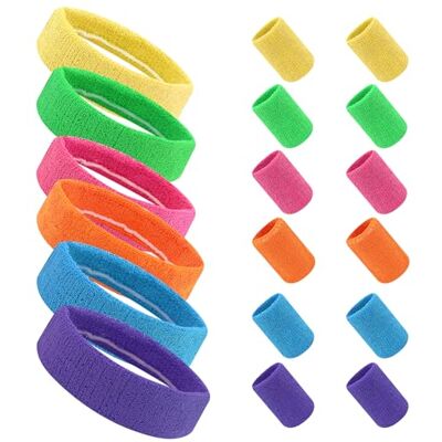 FAREASTSHOP 18pcs Diademas Deportivas Cintas Sudor Y Muñequeras Sudor,Muñequeras Deportivas Para Hombres Y Mujeres Yoga Fitness Correr Ciclismo Muñequera Tenis Padel FAREASTSHOP 18pcs Diademas Deportivas Cintas Sudor Y Muñequeras Sudor,Muñequeras Deportivas Para Hombres Y Mujeres Yoga Fitness Correr Ciclismo Muñequera Tenis Padel