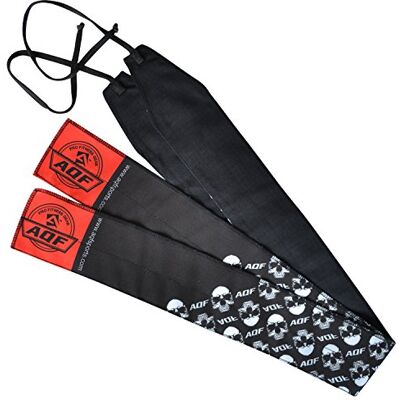 AQF Muñequera Correas Para Levantamiento De Pesas Gimnasio Entrenamiento Soporte Resistencia Muñequeras Gym De 35 "De Largo Y 3" De Ancho (Negro y Blanco) AQF Muñequera Correas Para Levantamiento De Pesas Gimnasio Entrenamiento Soporte Resistencia Muñequeras Gym De 35 "De Largo Y 3" De Ancho (Negro y Blanco)