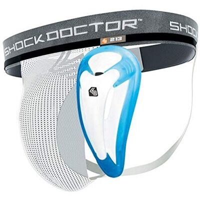 Shock Doctor Suspensorio con Protector Inguinal, para jóvenes, con BioFlex Cup Shock Doctor Suspensorio con Protector Inguinal, para jóvenes, con BioFlex Cup