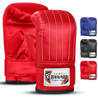 Farabi Sports Boxeo Saco de Boxeo Guantes de Boxeo Guantes de Boxeo Entrenamiento MMA (Red, XL) Farabi Sports Boxeo Saco de Boxeo Guantes de Boxeo Guantes de Boxeo Entrenamiento MMA (Red, XL)