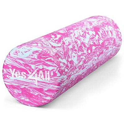 Yes4All EVA Rodillo de Espuma Foam Roller Ultra Ligero de Densidad Media 30/45/61/91 CM de Largo para Espalda, Piernas, Entrenamientos, Gimnasio, Pilates, Fitness, Yoga Yes4All EVA Rodillo de Espuma Foam Roller Ultra Ligero de Densidad Media 30/45/61/91 CM de Largo para Espalda, Piernas, Entrenamientos, Gimnasio, Pilates, Fitness, Yoga