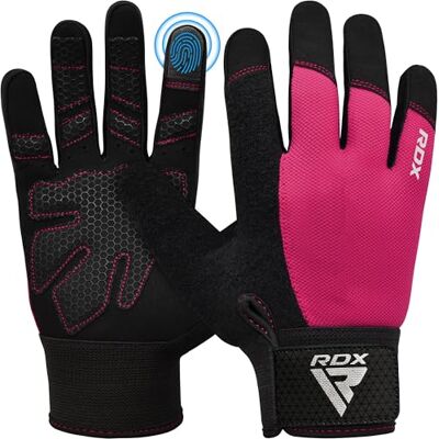 RDX Guantes Gimnasio Musculacion Entrenamiento Gym, Antideslizante Levantamiento de Pesas Musculación Palma Acolchada Gel Antideslizante Transpirable Pantalla Táctil Equipo de Fitness en Casa RDX Guantes Gimnasio Musculacion Entrenamiento Gym, Antideslizante Levantamiento de Pesas Musculación Palma Acolchada Gel Antideslizante Transpirable Pantalla Táctil Equipo de Fitness en Casa