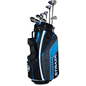 Callaway STRATA Paquete completo de palos de golf Ultimate de 16 piezas, Azul, Mano derecha Callaway STRATA Paquete completo de palos de golf Ultimate de 16 piezas, Azul, Mano derecha