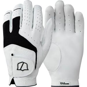 Wilson Conform Guante para Hombre, Agarre Óptimo y Movimiento Mejorado, Hecho para Durar, Color: Blanco/Negro, Talla: S (Mano Derecha) Wilson Conform Guante para Hombre, Agarre Óptimo y Movimiento Mejorado, Hecho para Durar, Color: Blanco/Negro, Talla: S (Mano Derecha)