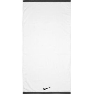 Nike Unisex Fundamental NP Toalla Deportiva White/Black L Nike Unisex Fundamental NP Toalla Deportiva White/Black L