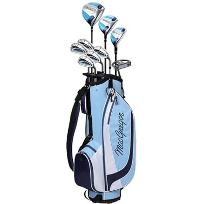 MACGREGOR Golf CG4000 Juego de Palos de Golf con Bolsa, para Mujer, Mano Izquierda, Todo Grafito MACGREGOR Golf CG4000 Juego de Palos de Golf con Bolsa, para Mujer, Mano Izquierda, Todo Grafito