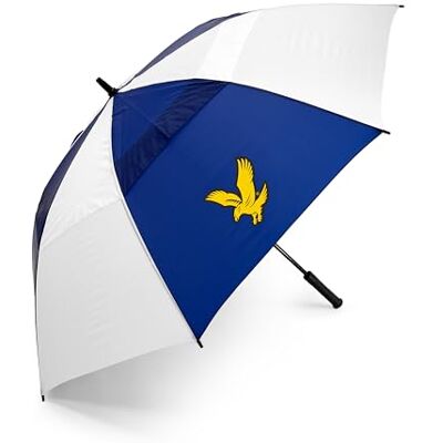 Lyle and Scott Paraguas de golf de 62 pulgadas, diseño de doble toldo, paraguas resistente al viento con eje de fibra de vidrio ligero, paraguas de golf de doble dosel, cubierta protectora, Lyle and Scott Paraguas de golf de 62 pulgadas, diseño de doble toldo, paraguas resistente al viento con eje de fibra de vidrio ligero, paraguas de golf de doble dosel, cubierta protectora,