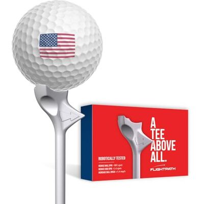 FLIGHTPATH Premium Golf Tees White 8 Tees X 3.25” Long FLIGHTPATH Premium Golf Tees White 8 Tees X 3.25” Long