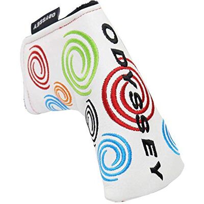 Callaway Golf Premium All Leather Putter Headcover 2024, Unisex adulto, Blade, Blanco (White) Callaway Golf Premium All Leather Putter Headcover 2024, Unisex adulto, Blade, Blanco (White)
