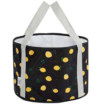 kabinga Plegable07 Bolsa para Lavar Los Pies Plegable Lavabo Portátil para el Aire Libre,Limón Negro, Oxford Cloth, Black, m kabinga Plegable07 Bolsa para Lavar Los Pies Plegable Lavabo Portátil para el Aire Libre,Limón Negro, Oxford Cloth, Black, m