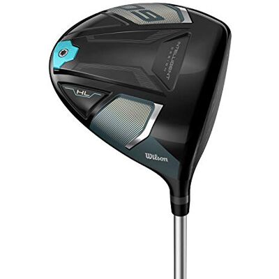 Wilson Staff Palos de Golf, D9 Driver, para Mujer, Loft 14,0°, L-Flex, para diestros, Negro/Azul, WGW470015 Wilson Staff Palos de Golf, D9 Driver, para Mujer, Loft 14,0°, L-Flex, para diestros, Negro/Azul, WGW470015