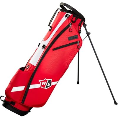 Wilson Bolsa de Golf , Bolsa W/S QS Quiver Stand, Bolsa de Transporte/Trolley, 4 Compartimentos para Varios Palos de Golf, Accesorios de Golf para Hombres y Mujeres, Rojo/Blanco/Negro Wilson Bolsa de Golf , Bolsa W/S QS Quiver Stand, Bolsa de Transporte/Trolley, 4 Compartimentos para Varios Palos de Golf, Accesorios de Golf para Hombres y Mujeres, Rojo/Blanco/Negro