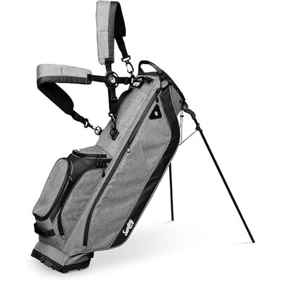 Sunday Golf Ryder Bolsa de Golf Ligera, 2,2 kg, Cuenta con Cremalleras Impermeables, 7 Bolsillos espaciosos, Soporte para Guantes de Velcro y Capucha para la Lluvia. Bolsa de Golf Ideal para hasta Sunday Golf Ryder Bolsa de Golf Ligera, 2,2 kg, Cuenta con Cremalleras Impermeables, 7 Bolsillos espaciosos, Soporte para Guantes de Velcro y Capucha para la Lluvia. Bolsa de Golf Ideal para hasta