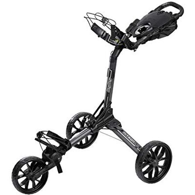 Bag Boy Carro de golf Nitron de 3 ruedas con apertura y cierre automáticos Grafito o Carbón Bag Boy Carro de golf Nitron de 3 ruedas con apertura y cierre automáticos Grafito o Carbón