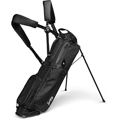 Sunday Golf Bolsa de golf El Camino de Bolsa de soporte liviana con doble correa Fácil de transportar-Se adapta a un juego completo de palos. Golfistas minimalistas y carritos de golf (negro mate) Sunday Golf Bolsa de golf El Camino de Bolsa de soporte liviana con doble correa Fácil de transportar-Se adapta a un juego completo de palos. Golfistas minimalistas y carritos de golf (negro mate)