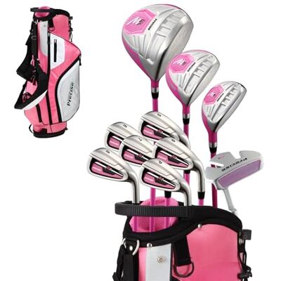 Precise Juego de Palos de Golf M5 para Zurdos, Color Rosa Precise Juego de Palos de Golf M5 para Zurdos, Color Rosa