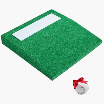 VEVOR Montículo de Lanzamiento de Béisbol Portátil, Equipo de Entrenamiento y Práctica de Lanzamiento con Césped Antidecoloración, Goma de Lanzamiento, Asa de Transporte, 78 x 77 x 12.5 cm, Verde VEVOR Montículo de Lanzamiento de Béisbol Portátil, Equipo de Entrenamiento y Práctica de Lanzamiento con Césped Antidecoloración, Goma de Lanzamiento, Asa de Transporte, 78 x 77 x 12.5 cm, Verde