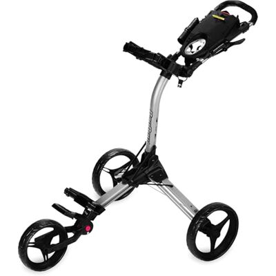 Bag Boy Push Cart Carrito de Golf Compacto 3, Unisex, Plateado y Negro Bag Boy Push Cart Carrito de Golf Compacto 3, Unisex, Plateado y Negro