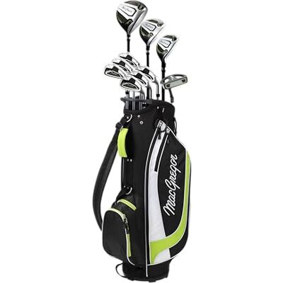 MACGREGOR Cg4000-Bolsa de Acero/Grafito, Carrito/Soporte, para Hombre, Diestro/Zurdo, Juego de Paquete de Golf, Negro/Verde, Talla única MACGREGOR Cg4000-Bolsa de Acero/Grafito, Carrito/Soporte, para Hombre, Diestro/Zurdo, Juego de Paquete de Golf, Negro/Verde, Talla única