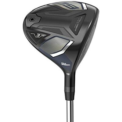 Wilson Staff Palos de Golf, D9 Híbrido 4, Loft 22,0°, A-Flex, para diestros, Negro/Azul, Wilson Staff Palos de Golf, D9 Híbrido 4, Loft 22,0°, A-Flex, para diestros, Negro/Azul,