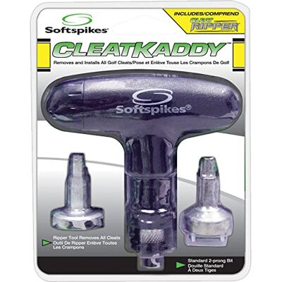 SOFTSPIKES CleatKaddy Llaves de Punta de Golf, Negro SOFTSPIKES CleatKaddy Llaves de Punta de Golf, Negro