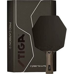 Stiga Raqueta de Tenis de Mesa Cybershape Pro Carbon+, Raqueta de Tenis de Mesa 5 Estrellas con Forma Hexagonal para Jugadores Profesionales Ofensivos Stiga Raqueta de Tenis de Mesa Cybershape Pro Carbon+, Raqueta de Tenis de Mesa 5 Estrellas con Forma Hexagonal para Jugadores Profesionales Ofensivos