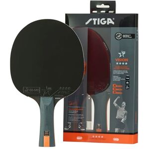 Stiga Vision Pala de Tenis de Mesa 4 Estrellas – Marco Rápido de 5+2 Capas con Tecnología Crystal, Goma Star 4 Aprobada por la ITTF, Control y Velocidad para Jugadores Avanzados Stiga Vision Pala de Tenis de Mesa 4 Estrellas – Marco Rápido de 5+2 Capas con Tecnología Crystal, Goma Star 4 Aprobada por la ITTF, Control y Velocidad para Jugadores Avanzados