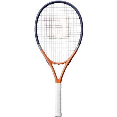 Wilson Raqueta de Tenis Roland-Garros 2026 Elite, Azul/Naranja, Grip 3 Wilson Raqueta de Tenis Roland-Garros 2026 Elite, Azul/Naranja, Grip 3