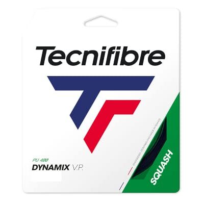 Tecnifibre Dynamix VP Cuerda de Squash (1,15 mm, 10 m), Color Negro Tecnifibre Dynamix VP Cuerda de Squash (1,15 mm, 10 m), Color Negro