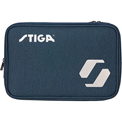Stiga Rival Billetera para Raquetas de Ping-Pong, Bolsa para 2 Raquetas de Tenis de Mesa Stiga Rival Billetera para Raquetas de Ping-Pong, Bolsa para 2 Raquetas de Tenis de Mesa