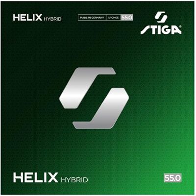 Stiga Goma de Tenis de Mesa Helix Hybrid 55 Negro 2,2 Stiga Goma de Tenis de Mesa Helix Hybrid 55 Negro 2,2
