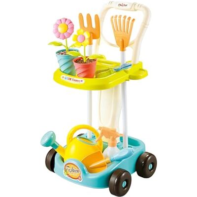 Relaxdays Set de Herramientas de jardín para niños, 13 Piezas: Pala, Cubo y regadera, a Partir de 3 años, Colorido 56x29 Relaxdays Set de Herramientas de jardín para niños, 13 Piezas: Pala, Cubo y regadera, a Partir de 3 años, Colorido 56x29